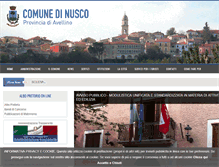 Tablet Screenshot of comune.nusco.av.it